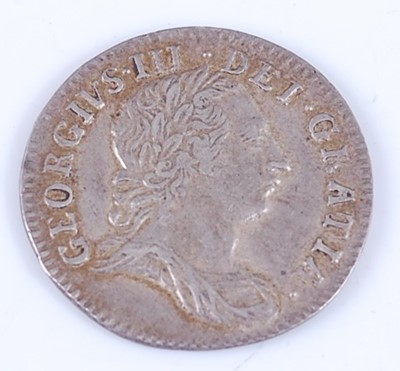 Lot 2213 - Great Britain, 1762 Maundy threepence, George...