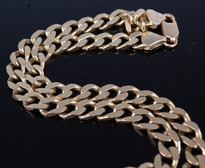Lot 2648 - A 9ct yellow gold filed curblink neck chain,...
