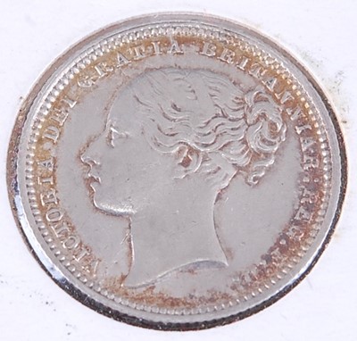 Lot 2164 - Great Britain, 1872 shilling, Victoria young...