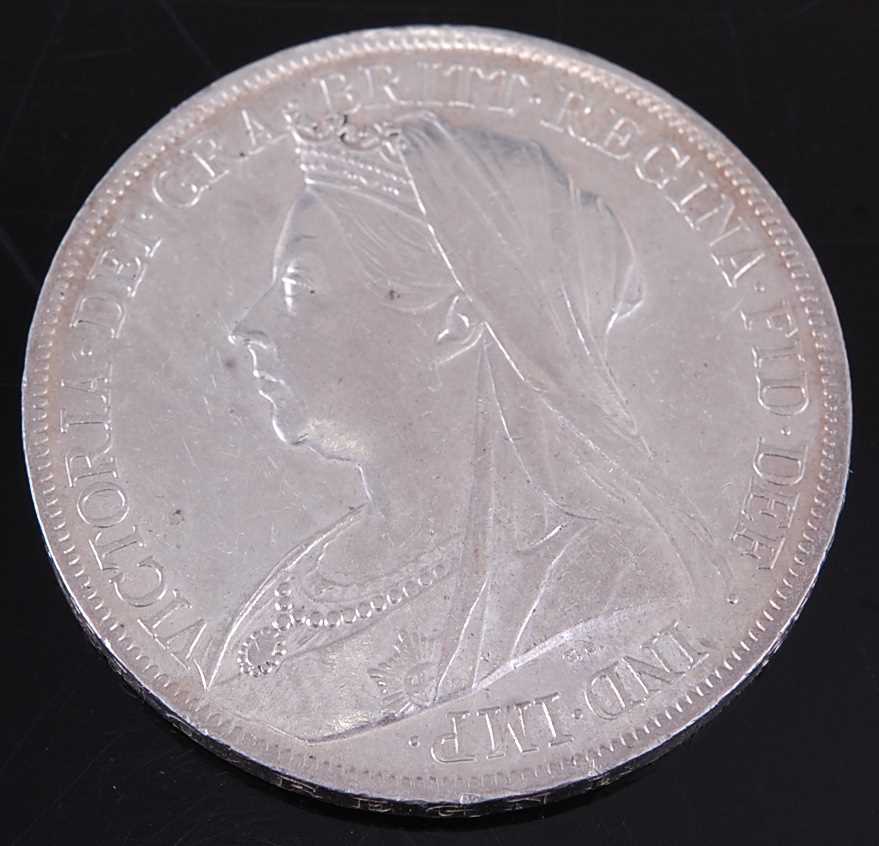 Lot 2146 - Great Britain, 1900 crown, Victoria veiled...