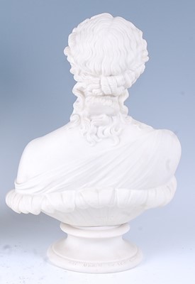 Lot 2059 - A Copeland Parian bust of Clytie the...
