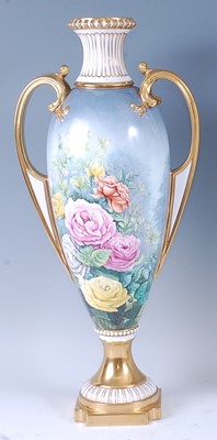Lot 2060 - A contemporary Spode porcelain tall vase after...