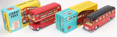 Lot 1995 - A Corgi Toys public transport diecast group,...