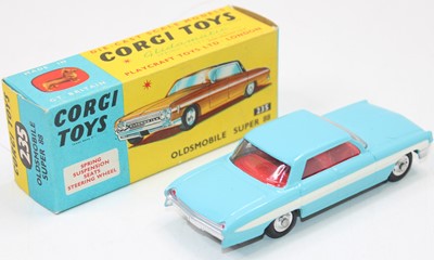 Lot 2001 - A Corgi Toys No. 235 Oldsmobile Super 88,...