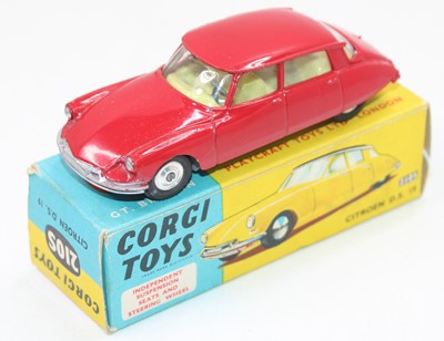 Lot 2003 - A Corgi Toys No. 210S Citroen DS19 comprising...