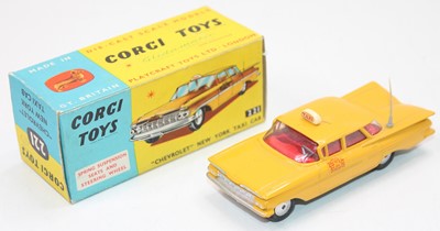 Lot 2005 - A Corgi Toys No. 21 Chevrolet New York Taxi...