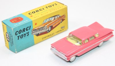 Lot 2007 - A Corgi Toys No. 220 Chevrolet Impala,...