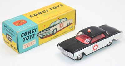 Lot 2008 - A Corgi Toys No. 237 Oldsmobile Sheriff car,...