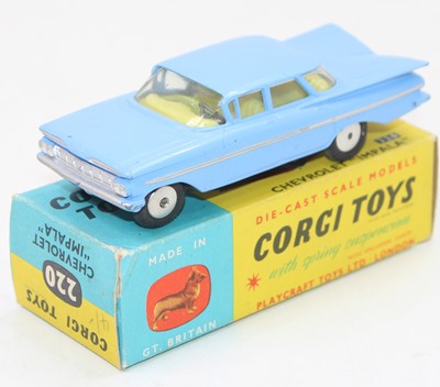 Lot 2009 - A Corgi Toys No. 220 Chevrolet Impala...