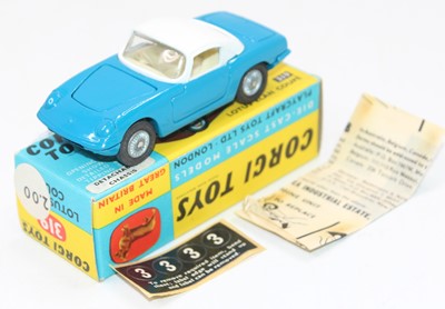 Lot 2017 - A Corgi Toys No. 319 Lotus Elan Coupe...