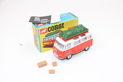 Lot 2019 - A Corgi Toys No. 508 Commer Holiday Camp bus...