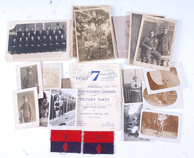 Lot 77 - A collection of letters, certificates,...