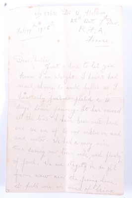 Lot 77 - A collection of letters, certificates,...
