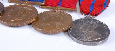 Lot 222 - A father and son group of medals to include...