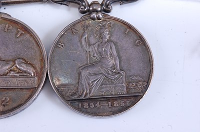 Lot 207 - A group of three campaign medals to include...