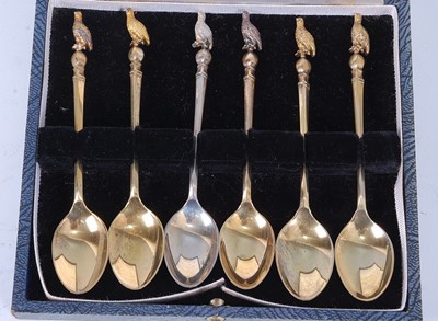 Lot 269 - A set of six Elizabeth II silver gilt...