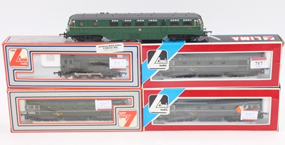 Lot 717 - Five Lima diesel locos: 08 shunter 3004 BR...