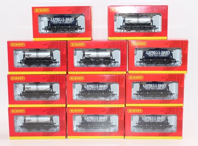 Lot 743 - Eleven Hornby milk tank wagons: 6 x R6378 6...