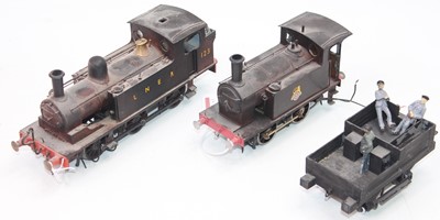 Lot 212 - O gauge metal kit built 0-6-0 tank, loco LNER...