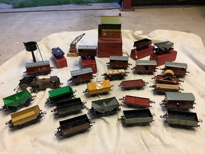 Lot 233 - A collection of post-war Hornby O gauge items...