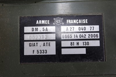 Lot 71 - A French Army DM. 5A type mine detector,...
