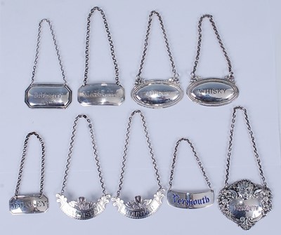 Lot 2240 - A near-pair of late 20th century silver...