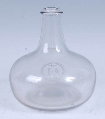 Lot 2242 - * An early 18th century clear glass wine...