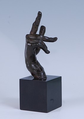 Lot 2411 - After Auguste Rodin (1840-1917) - Hand, bronze,...