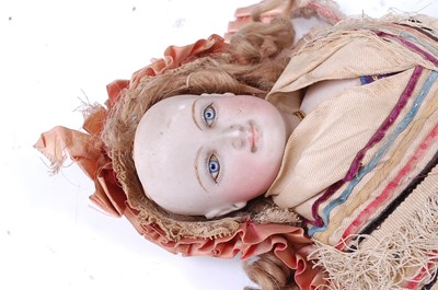 Lot 2424 - A Bru French Smiling Fashion Doll, the pressed...