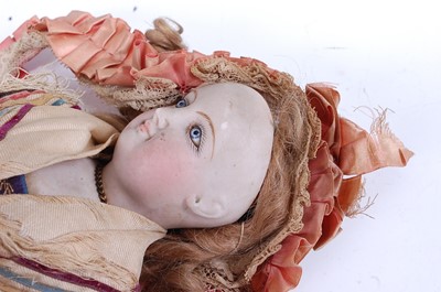 Lot 2424 - A Bru French Smiling Fashion Doll, the pressed...