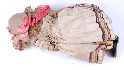 Lot 2424 - A Bru French Smiling Fashion Doll, the pressed...
