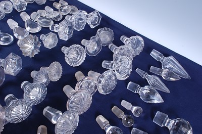 Lot 2253 - * A collection of glass decanter stoppers,...