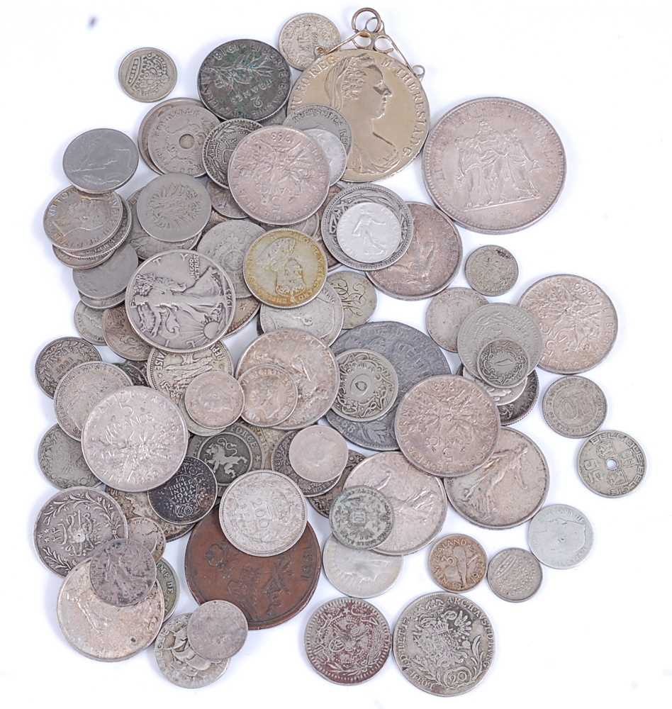 Lot 2178 - World, a collection of miscellaneous coins to...