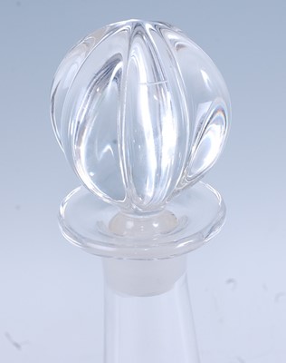 Lot 2254 - * An Orrefors heavy glass ships decanter and...
