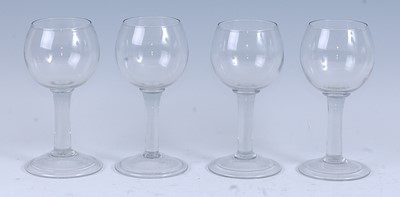 Lot 2247 - * A matched set of four circa 1740 style wine...