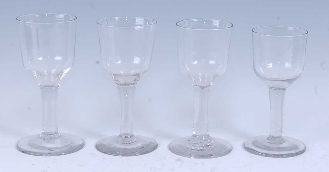 Lot 2248 - * A matched set of four circa 1760 wine...
