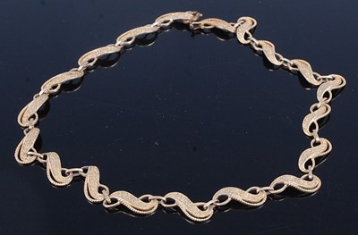 Lot 2692 - A Norwegian silver-gilt necklace by Theodore...