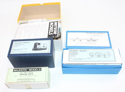 Lot 314 - 0 gauge wagon kits: Meteor Models twin kit GE3...