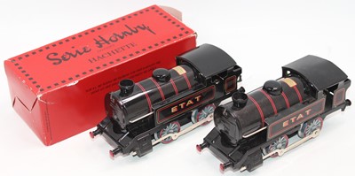 Lot 327 - Two Hachette (in style of Hornby) clockwork...