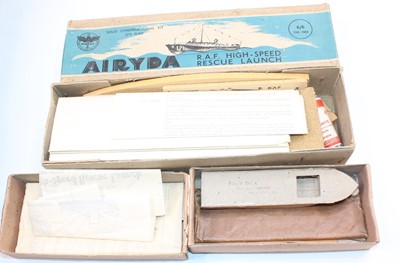 Lot 486 - Two boat kits, wooden, probably early post-war:...