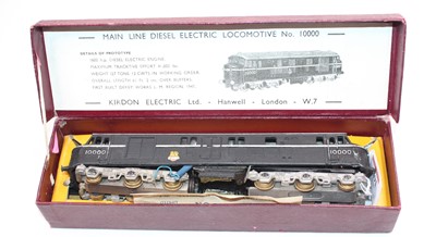 Lot 491 - Kirdon diesel electric loco no.10000, appears...