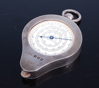 Lot 2406 - An Asprey & Co silver cased Opisometer, one...