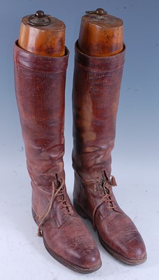 Lot 276 - A pair of mid-20th century gentleman's brown...
