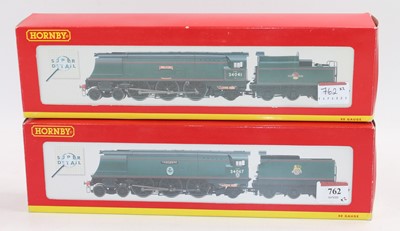 Lot 762 - Hornby Railways boxed locomotive group, two...