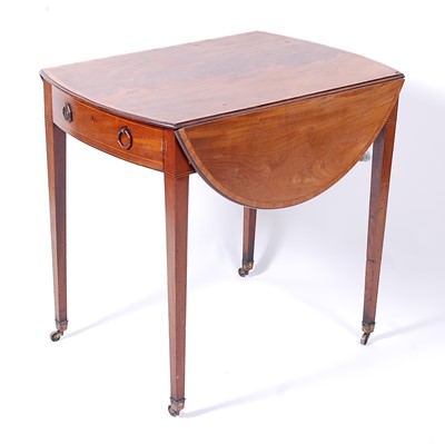 Lot 2574 - * A George III mahogany and rosewood...