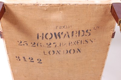 Lot 2642 - A pair of Howard & Sons Ltd mahogany framed...