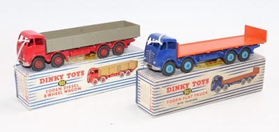 Lot 1730 - 2 boxed Dinky Toys Fodens as follows: 901...