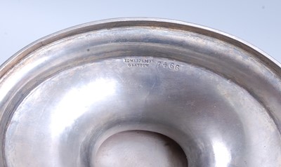 Lot 2171 - A late Victorian silver pedestal sauce tureen...
