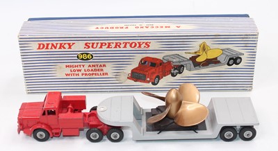 Lot 1761 - Dinky Toys No. 986 Mighty Antar low loader...