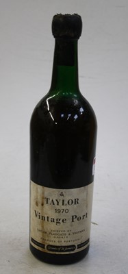 Lot 1301 - Taylor's vintage port, 1970, one bottle